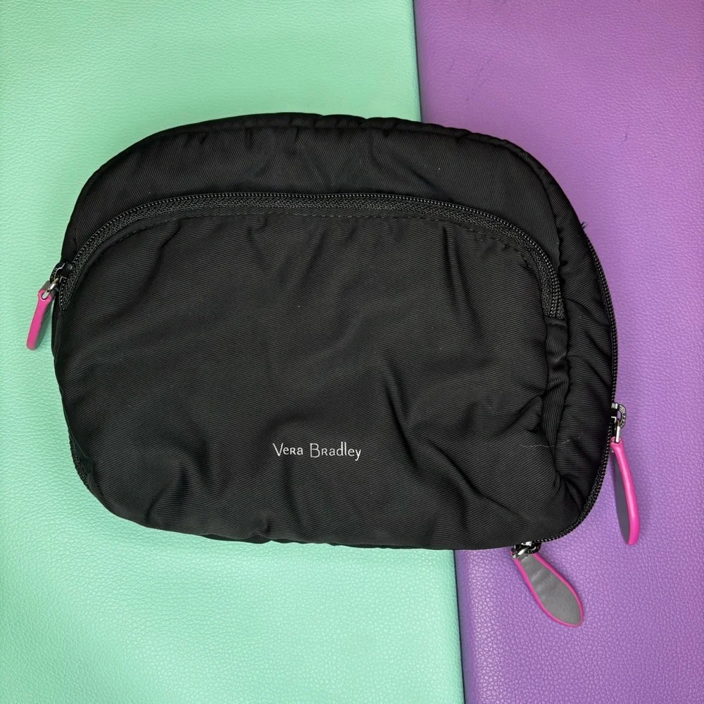 Vera Bradley Women's Midtown‎ Cosmetic, Performance Twill Bag Black